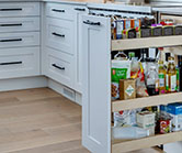 Pull-out dry goods storage